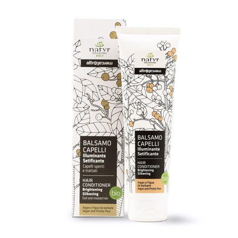 BALSAMO CAPELLI ARGAN & FIGUE CAPELLI SPENTI TRATTATI - BIO | COD. 10000068 | 150 ml - Altromercato Shop Angoli di Mondo