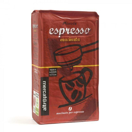 CAFFÈ MISCELA MACINATO ESPRESSO | COD. 00000380 | 250 g - Altromercato Shop Angoli di Mondo